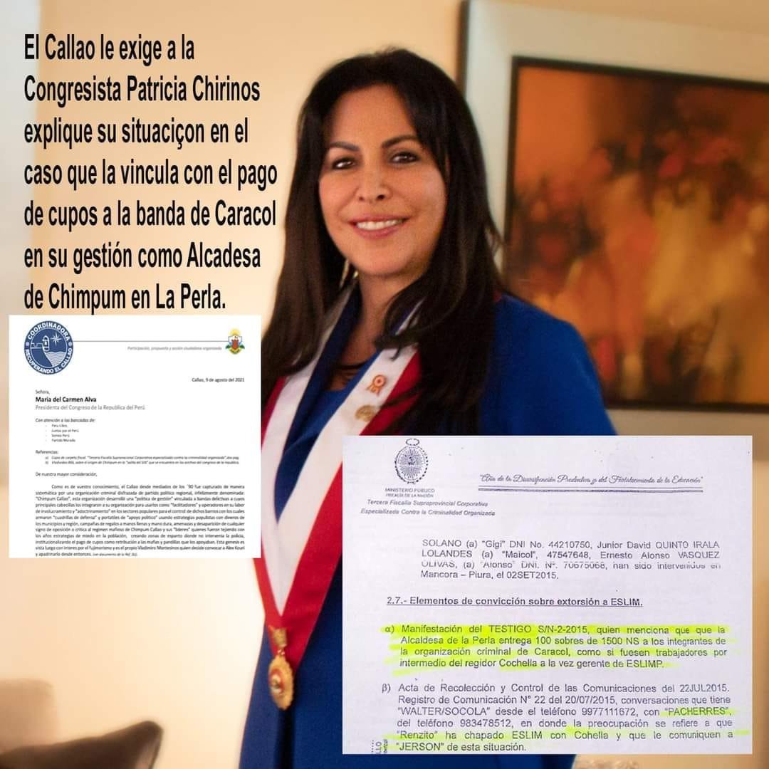 Tanavdd's tweet photo. @PattyChirinosVe Esta es la banda criminal que viene robándole al país. Parece la banda de la choclona pero no lo es. Es la organización criminal que lidera Patricia  y opera impunemente hace años desde el callao , según la investigación que realiza el Ministerio Público. Su final será la cárcel. https://t.co/NELYAEKGkS