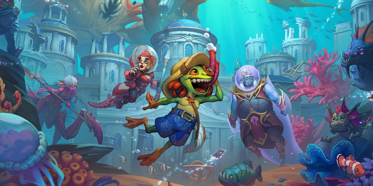NeverOutOfGames's tweet photo. Voyage to the Sunken City Community Card Review Round-up Featuring Standard, #WildHS, #ArenaHS, and #DuelsHS #Hearthstone https://t.co/npro6rBZ4i https://t.co/jQ1I8s75Tu