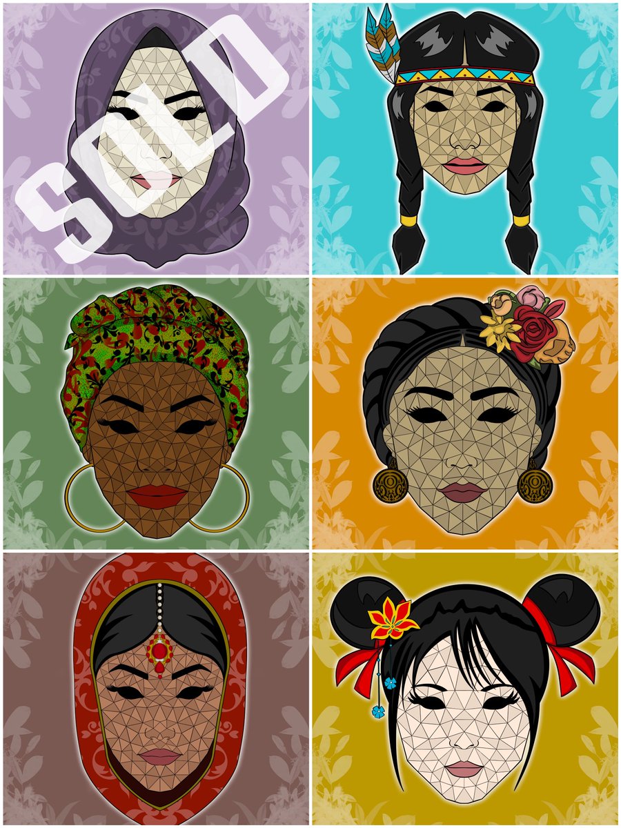Only 5 remaining on <a href="/opensea/">OpenSea</a> from my first Women x Culture drop, shedding light on all the amazing cultures around the world 🙌🏾
opensea.io/collection/the…