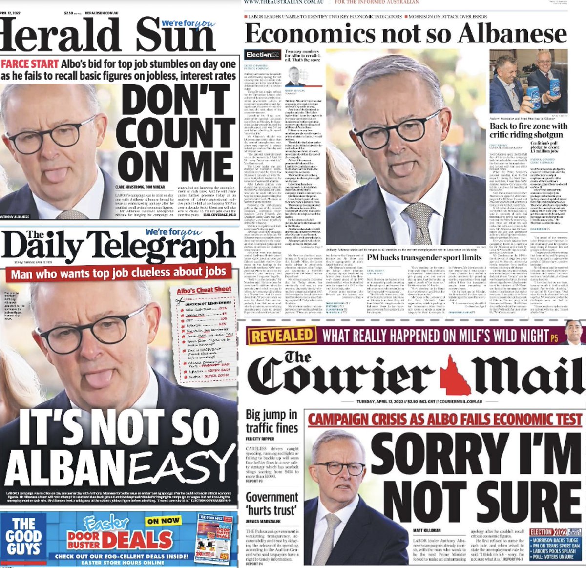 It’s just such a crazy coincidence that all these different newspapers had the same political beat up all at once!? 🤔🤔🤔🤔