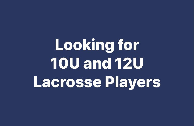 Reminder that Bearcats Lacrosse registration is on going for all age groups … looking for more 10U and 12U players

See TBLA.goalline.ca for more info and to register today