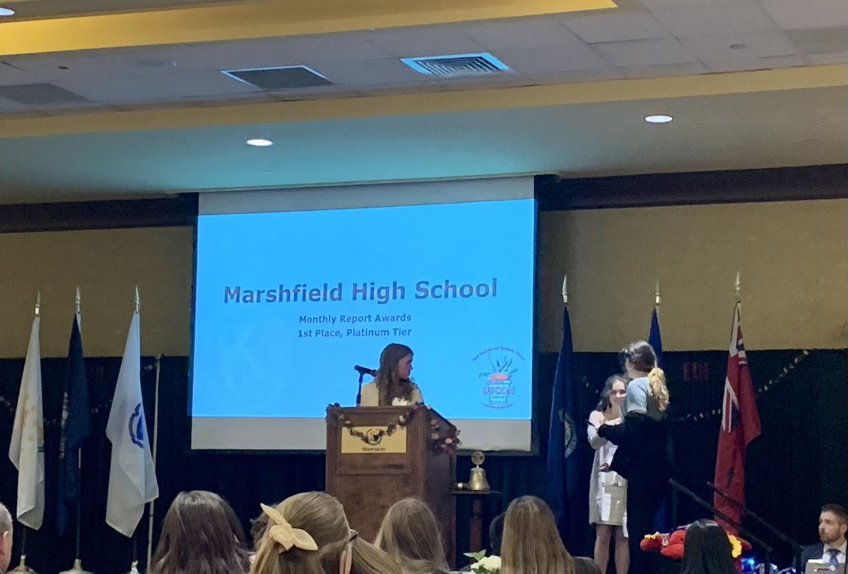 KMTMHS's tweet photo. We returned from NE Key Club District Conference this weekend with a few awards🥇🥈Congrats to Sapphire as an Outstanding President 👑&amp; thanks to All Key Club members for your efforts this year! #WeRMarshfield #BetterTogether https://t.co/UfIeDG88Yu