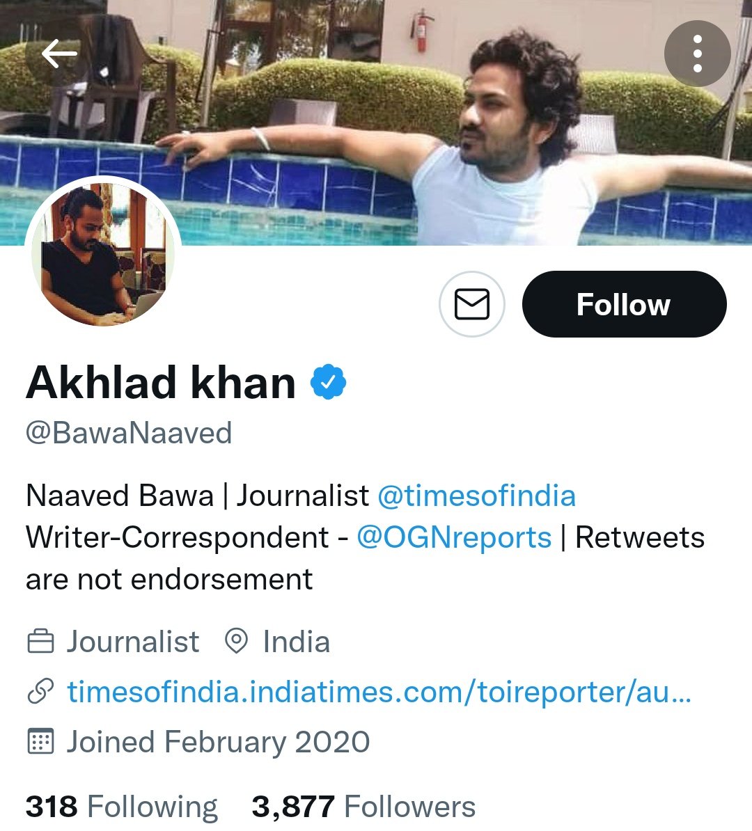 vigcit99's tweet photo. 28-year-old Akhlad Khan, a journalist with TOI has died suddenly. Four days back in a Tweet he had shared he got a heart attack last year in October. Said it was due to stress/anxiety. When will the journalists community wake up that the real reason could be something else too! https://t.co/oDz4MomYwZ