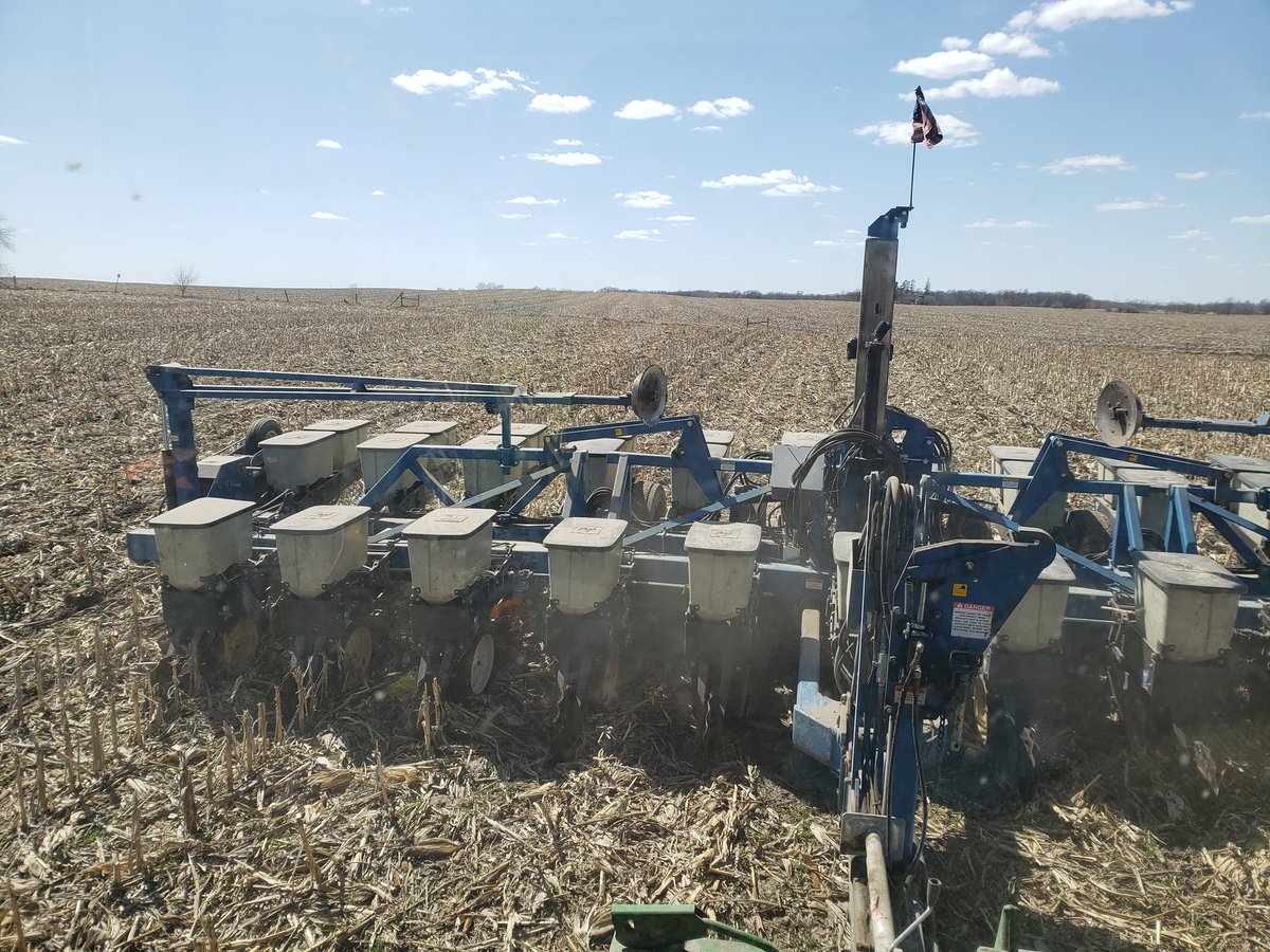 A lot of shaking and moving going on the past few days. Getting manure out, seed oats planted and a few beans put it in the ground. Trying to get most of the early spring work done before snow this weekend.