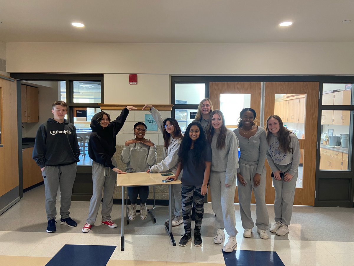 FHSstugov's tweet photo. Great Groutfits FHS! #GroutfitDay 

DON'T FORGET: Decades Day is tomorrow!
*BRING CASH FOR CHANCE TO PIE ADMIN!* 
($1 per entry, enter as many times as you want for a higher chance to pie!) 
- All proceeds going to Boston Children's Hospital

🥧🥧🥧 #FHSSpiritWeek #PieAdmin https://t.co/hWBNjZXkIg