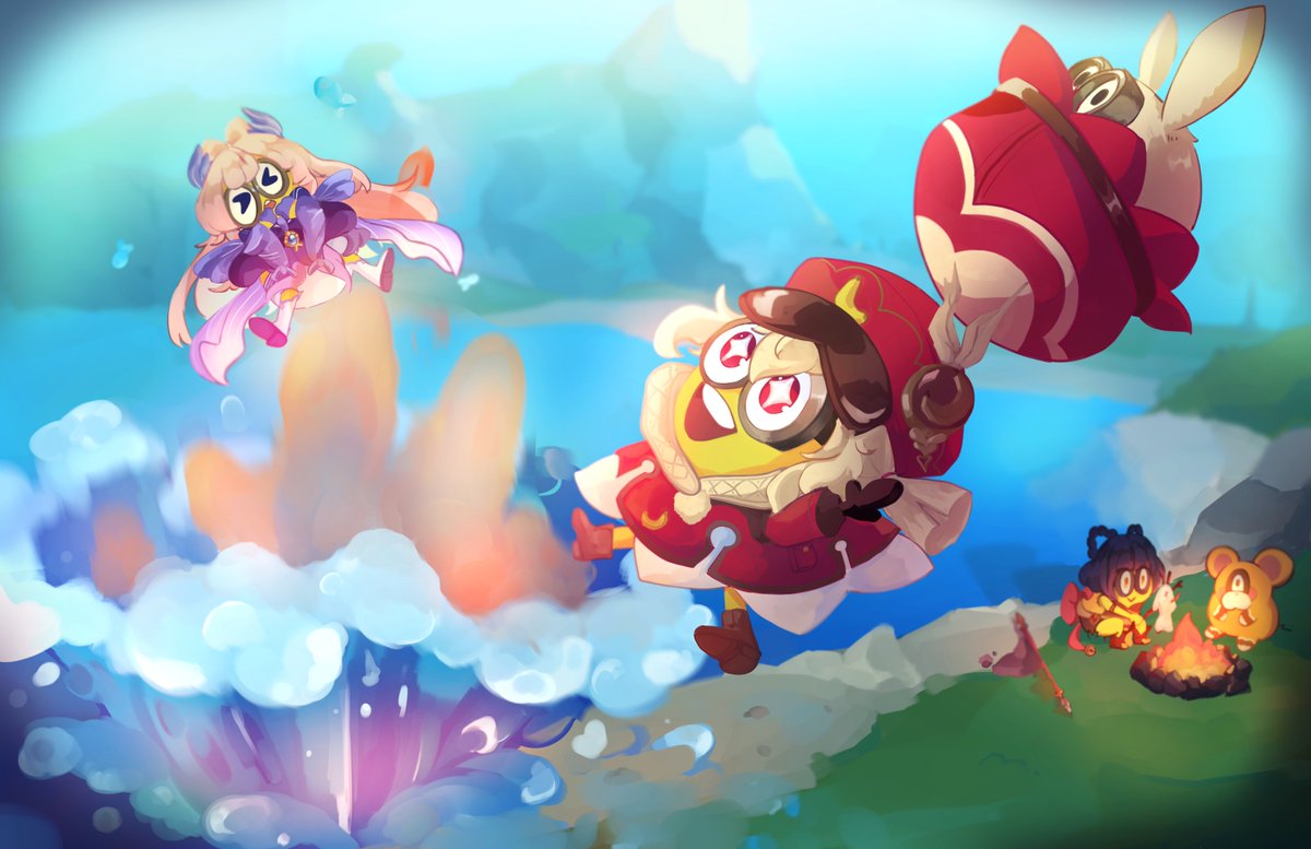 Nymphii_'s tweet photo. better late than never, here's my piece for the @MinionImpact zine! I want to grace everyone's timeline w these images so please go check it out!! #GenshinImpact https://t.co/QHg7NZVe5Z