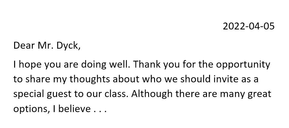 MrKSDyck's tweet photo. Last week, Grade 6/7s @PortWellerPS wrote a #Letter together. #SharedWriting #Writing #Collaboration #Communication #Date #Salutation (#AddresseeInformation) #Introduction #Connection #Body #SupportingDetails #Closing #SignOff #ComplimentaryClose #Signature #PostScript https://t.co/vH3etJzaVs