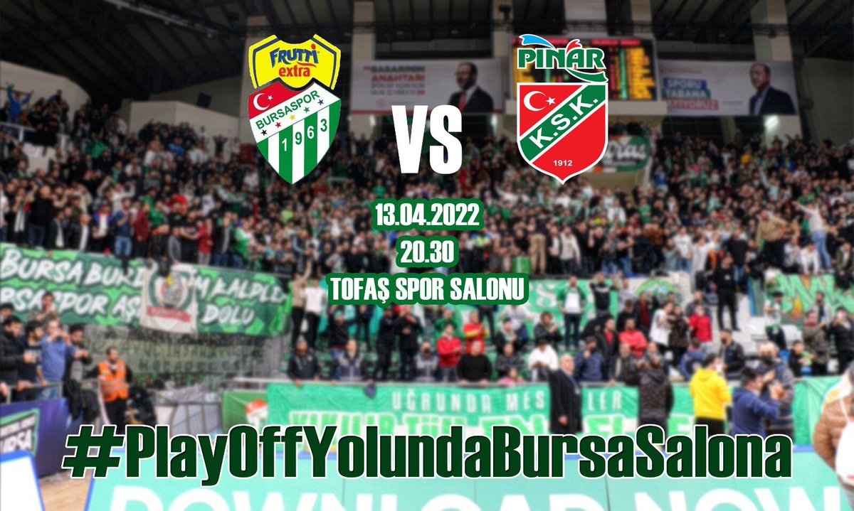 TeksasUltras's tweet photo. 🏀 Bursasporumuz-Karşıyaka 
🗓 13.04.2022 
⏰ 20.30 
📍Tofaş Spor Salonu 

Çarpıyor bu kalpler seninle ! @BsBasketbol 
#PlayOffYolundaBursaSalona https://t.co/85yLKb9zDg
