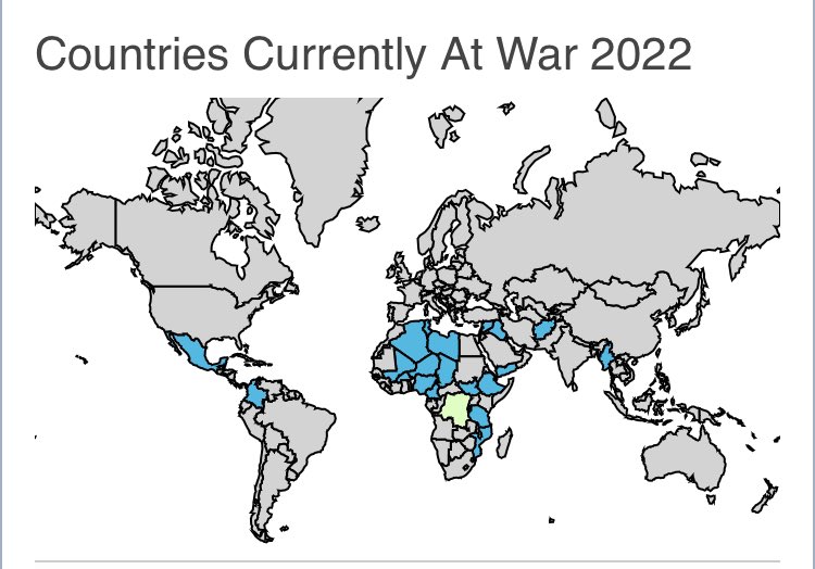 If you just can't bear the whole Ukranian/Russian war ⬇️[Green is DR Congo fyi]