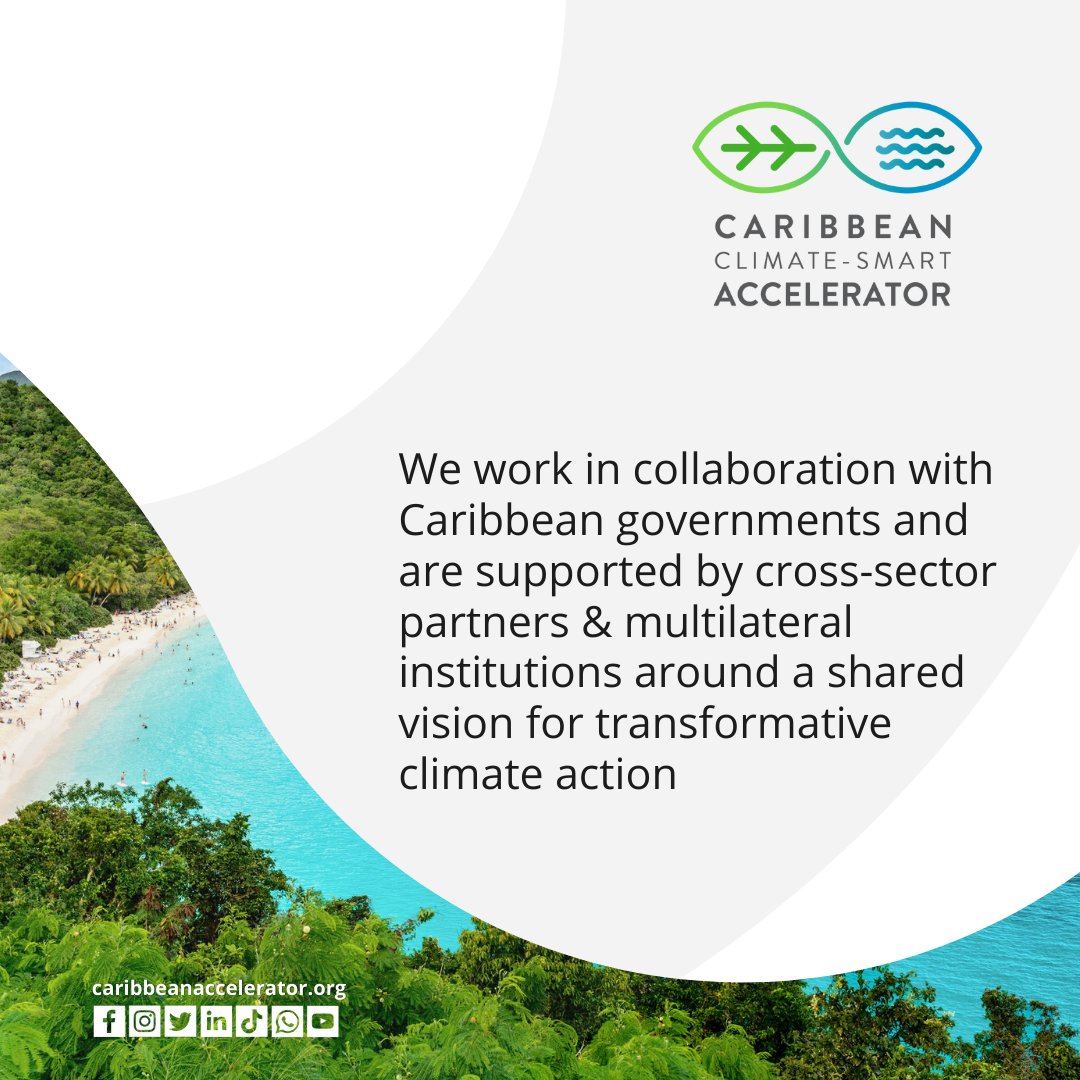 We work in collaboration with governments and are supported by cross-sector partners &amp; multilateral institutions around a shared vision for transformative climate action caribbeanaccelerator.org 

#climate #climatechange #environment #nature #globalwarming #climatecrisis