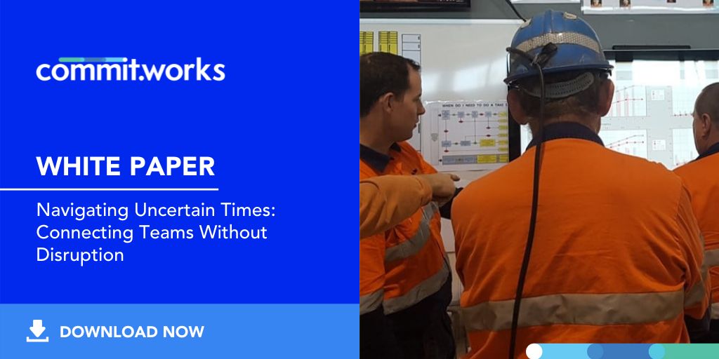 CommitWorks's tweet photo. Find out how @CommitWorks helped customers navigate uncertain times due to COVID-19 and connect their teams without disruption, despite the new social distancing and isolation constraints  > https://t.co/rgepWJIP7d

#Mining #Technology #Software #COVID19 #Connection #CommitWorks https://t.co/qlhtRtpUcP