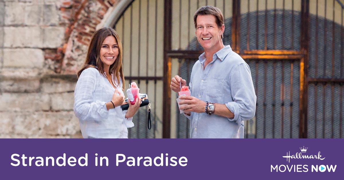 HallmarkPlus's tweet photo. Stream #StrandedInParadise and go on a Puerto Rican adventure with #JamesDenton and @VanessaMarcilM now on #Hallmark MoviesNow!
https://t.co/QxkzGE80xo https://t.co/bcr4qK2Y7h