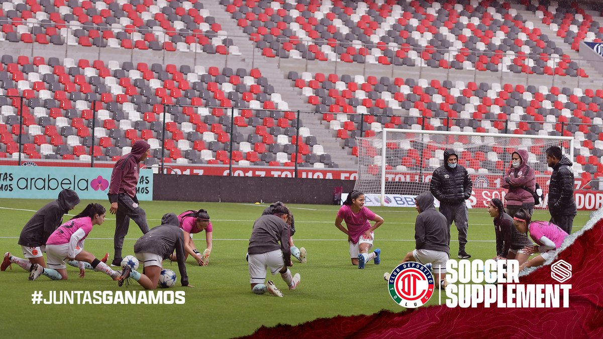 TolucaFemenil's tweet photo. Toluca 🔴 0-0 🔵 Cruz Azul | Jornada 9
¡Las postales del calentamiento!
#JuntasGanamos #SoccerSupplement https://t.co/vPF1zELnpW