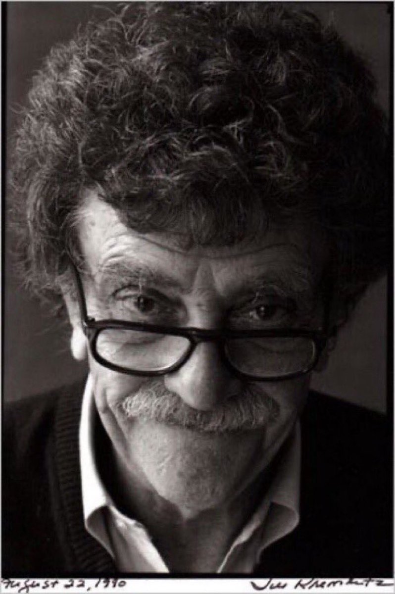 💎 KURT VONNEGUT Died on this day, in 2007 “I want to stand as close to the edge as I can without going over. Out on the edge you see all kinds of things you can't see from the center.”