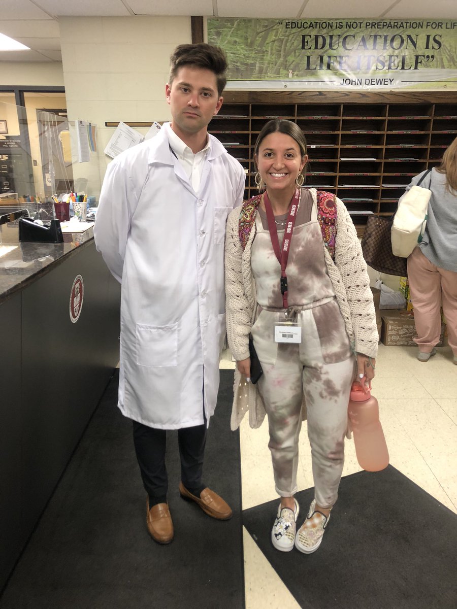 BectonCouncil's tweet photo. Spirit week theme was First Letter of Your Name Day! Can you guess what everyone was dressed as?! #wildcatpride #spiritweek #countdowntospringbreak https://t.co/tLQAkPmxDF