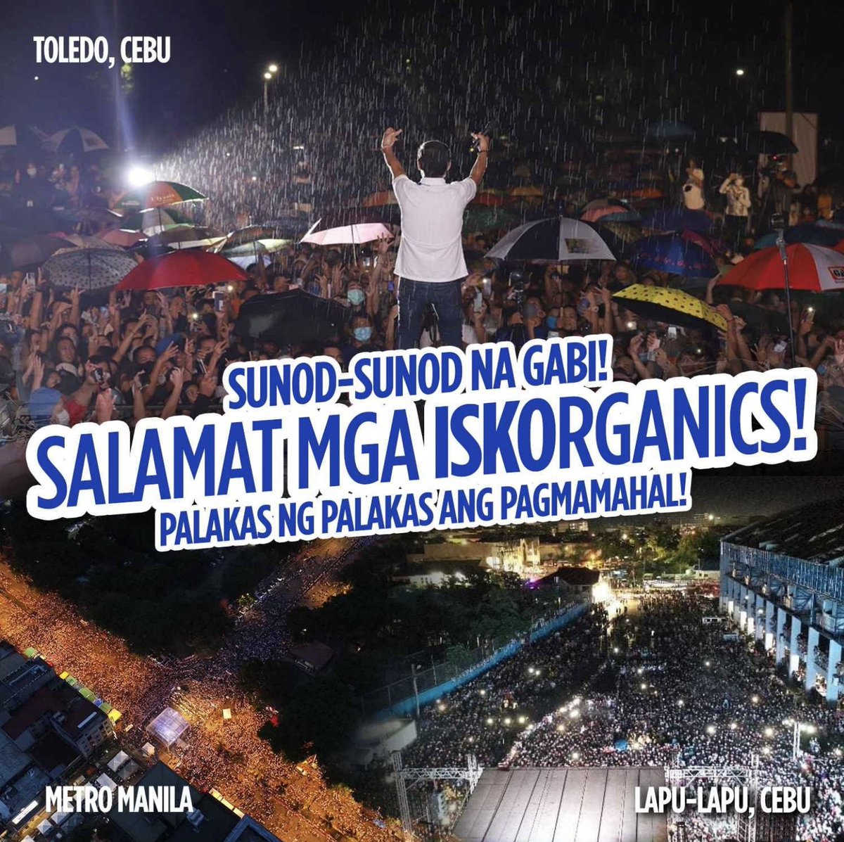 traderxcoder's tweet photo. 3 nights of solid supporters for isko moreno domagoso
#SwitchToIsko #SolidISKO #ISKOrganic https://t.co/JuvBSZ3KQ0