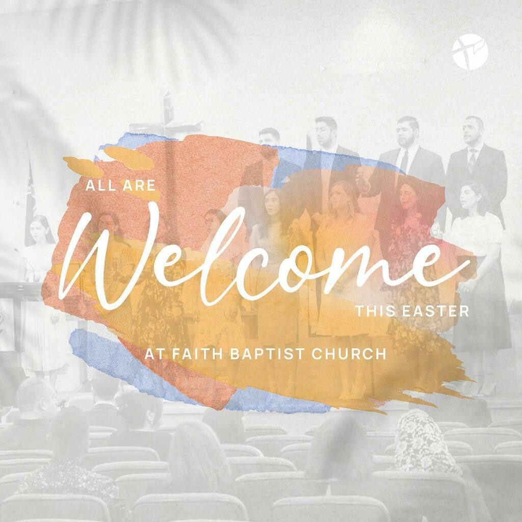 FaithBaptistSyd's tweet photo. Celebrate with us this Easter Weekend! Good Friday and Easter Sunday at 10:45am. We would love to see you there.
#FBCCommunity #EasterAtFBC https://t.co/loWetJeK5a https://t.co/H9pKJNJ9nl