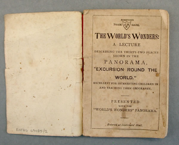 RealPreCinema's tweet image. c. 1850s
CHILD’S TOY MOVING PANORAMA
In pursuing the origins of Cinematography, we discovered this toy ‘Moving Panorama’ entitled ‘The Worlds Wonders’. Housed at the Bill Douglas Museum @bdcmuseum, University of Exeter. @UniofExeter