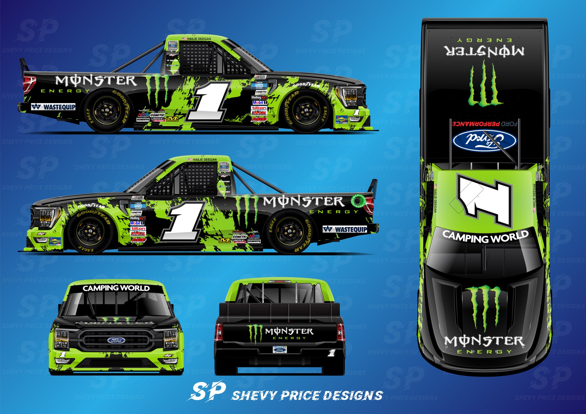 2020 Chevy Truck Monster Energy Livery