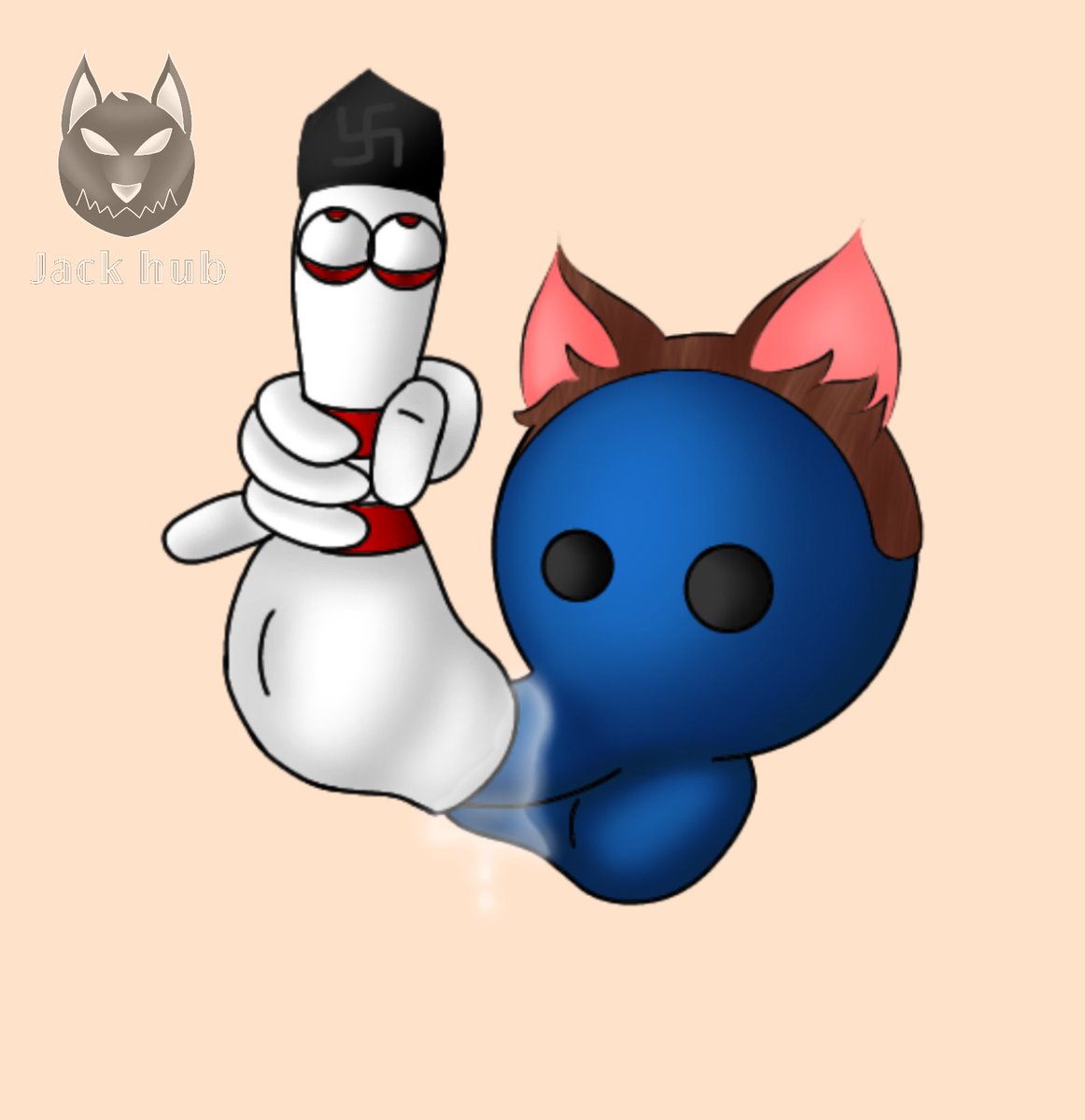 Drgowolf1's tweet photo. #bowlinggif
#bowlingmeme
#nsfwtweet 

💠 el contexto ya se la saben chavos 😎🤙 nazi x mohawk ✨ me vale es mi shipp https://t.co/DNJ95O65xP