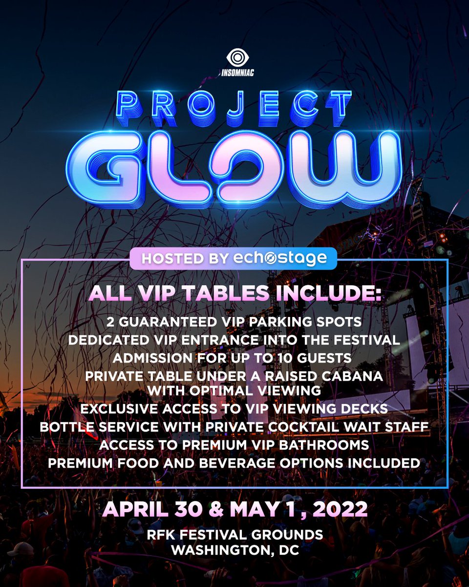 2022 project glow tickets