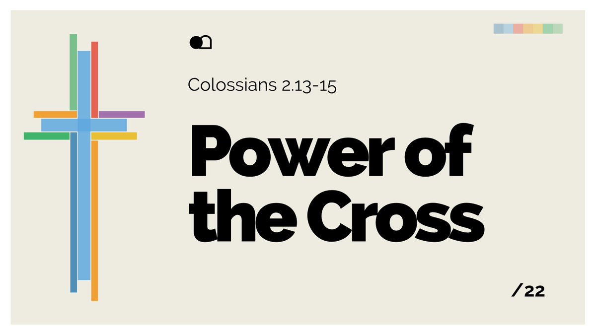 Colossians 2 helped us look more closely at the cross. What the world saw as weakness displayed God's triumph - mailchi.mp/8b02696352fe/b…