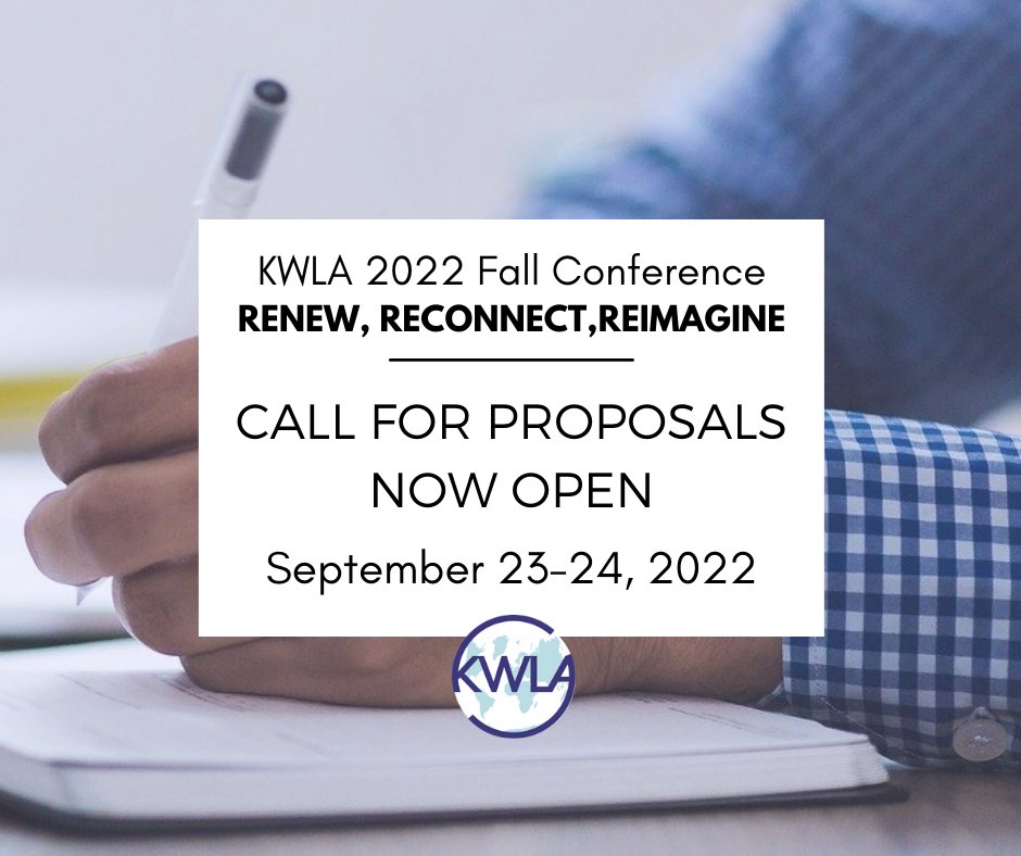 KWLAonline's tweet photo. We are thrilled to return to an in-person conference in 2022! Join us at the beautiful Campbell House in Lexington, Kentucky Sept 23-24, 2022. 

The call for session proposals is now open! https://t.co/vyJVrIBdi8

#langchat #earlylang @_SCOLT_ https://t.co/cYR6ChoH2l