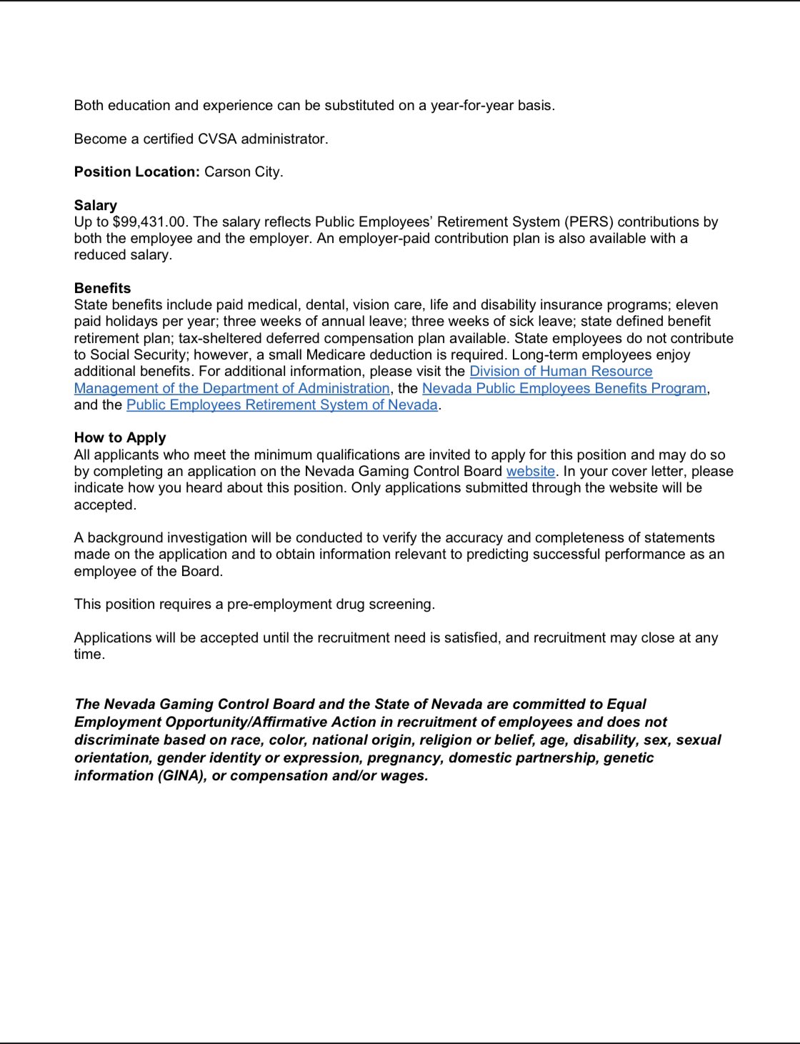 Nevada Gaming Control Board (NevadaGCB) / Twitter