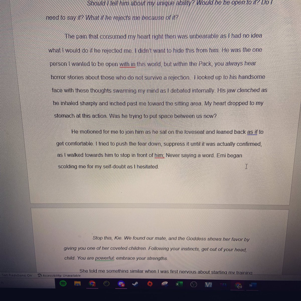 CylanCade's tweet photo. It’s been a bit since life pulled me from these books but I’m back at it, so keep a look out for the next chapter drop! https://t.co/UGGm62jrpZ @TheLycanPack @We_Are_ThePack @snapsquadgaming #writer #writerandgamer #Vtuber #chapterdrop #cylancade https://t.co/TYQapXEaR3