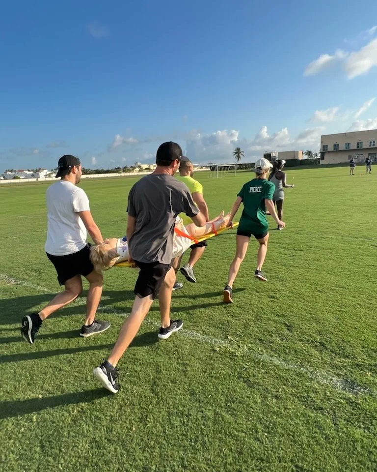 FAUmedEM's tweet photo. The Sim Olympics was a great chance for our residents to show off their ultrasound skills, prowess and intellect, as well as their ability to wrap each other in toilet paper and push a wheelchair blindfolded 🧻 🦽 💪🏼🏆
#emergencymedicine #fau #simolympics #needtoexercisemore https://t.co/qypczAtQqJ