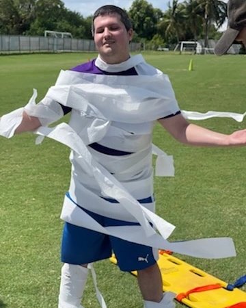 FAUmedEM's tweet photo. The Sim Olympics was a great chance for our residents to show off their ultrasound skills, prowess and intellect, as well as their ability to wrap each other in toilet paper and push a wheelchair blindfolded 🧻 🦽 💪🏼🏆
#emergencymedicine #fau #simolympics #needtoexercisemore https://t.co/qypczAtQqJ