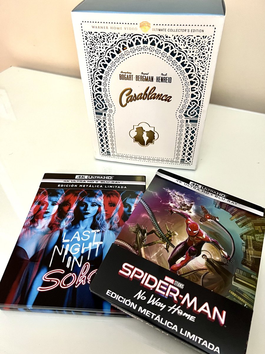 Se presenta un buen martes en cuanto a #cine en casa. Larga vida al formato doméstico.