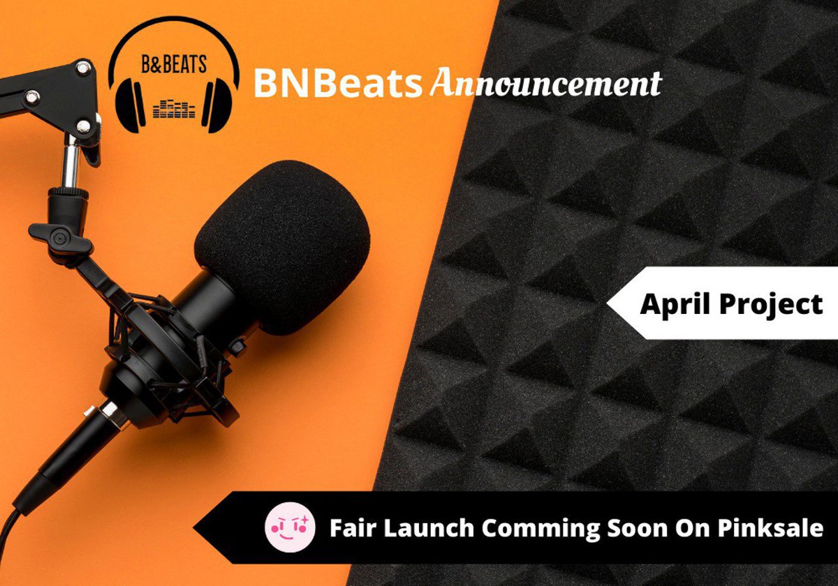 BNBeatsBSC's tweet photo. B&amp;Beats is a decentralized marketplace where you can trade any service related to Music, whether you are an artist, an investor or a fan.
 #Binance #BTC  #BNB  #NFTs #Crypto #CoinMarketCap #Defi #Coingecko https://t.co/2hN1t0al3c
