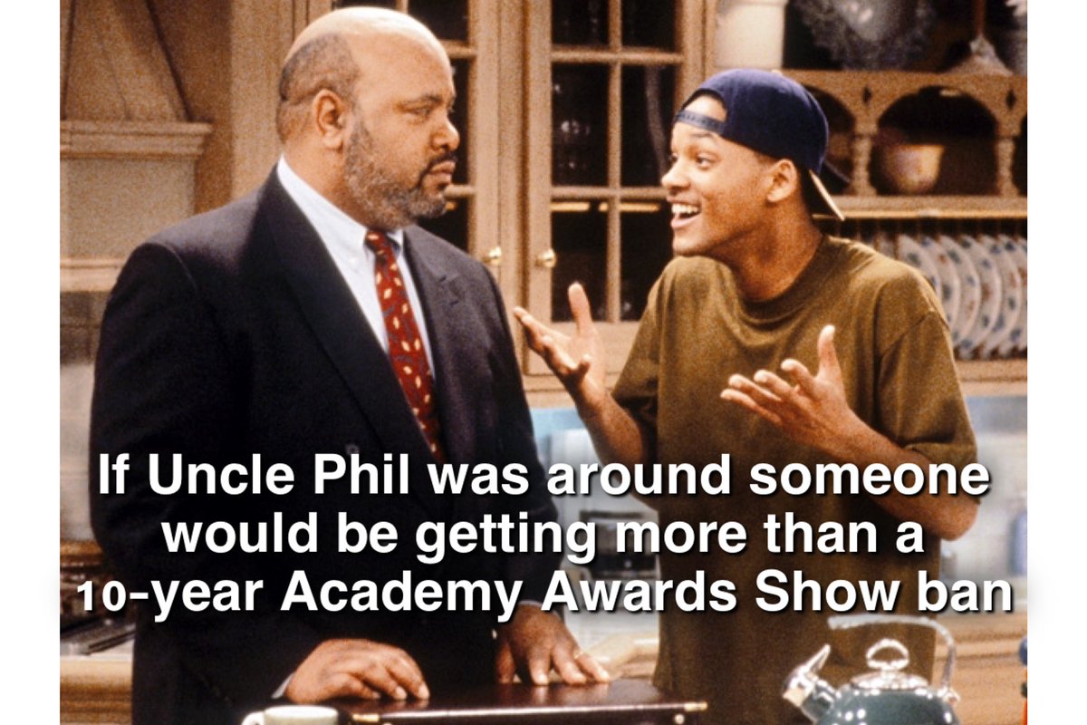 GinaGaz's tweet photo. You know it’s true. #WillSmith #UnclePhil #Oscars https://t.co/K7cjl76ey9