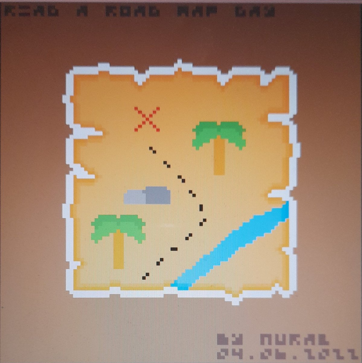 nuralsblog's tweet photo. A treasure map.
#TreasureMap #art #pixelart #dailydrawingchallenge #recreatedversion #NuralsBlog https://t.co/TU5xJCkFYt