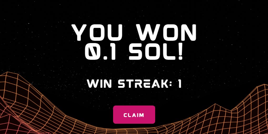 Looking for some extra $SOL in just a few seconds? Try out our coin toss game at tokentippers.win for a smooth and exciting heads or tails challenge that allows you to double your money! 

#Solana #SolanaNFTs