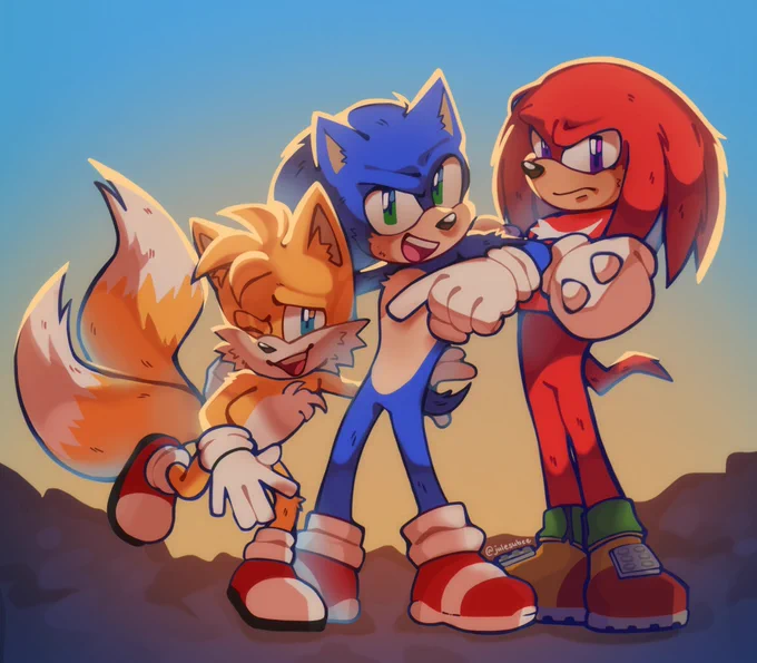 They're using the true power of teamwork 💫 
#SonicMovie2 