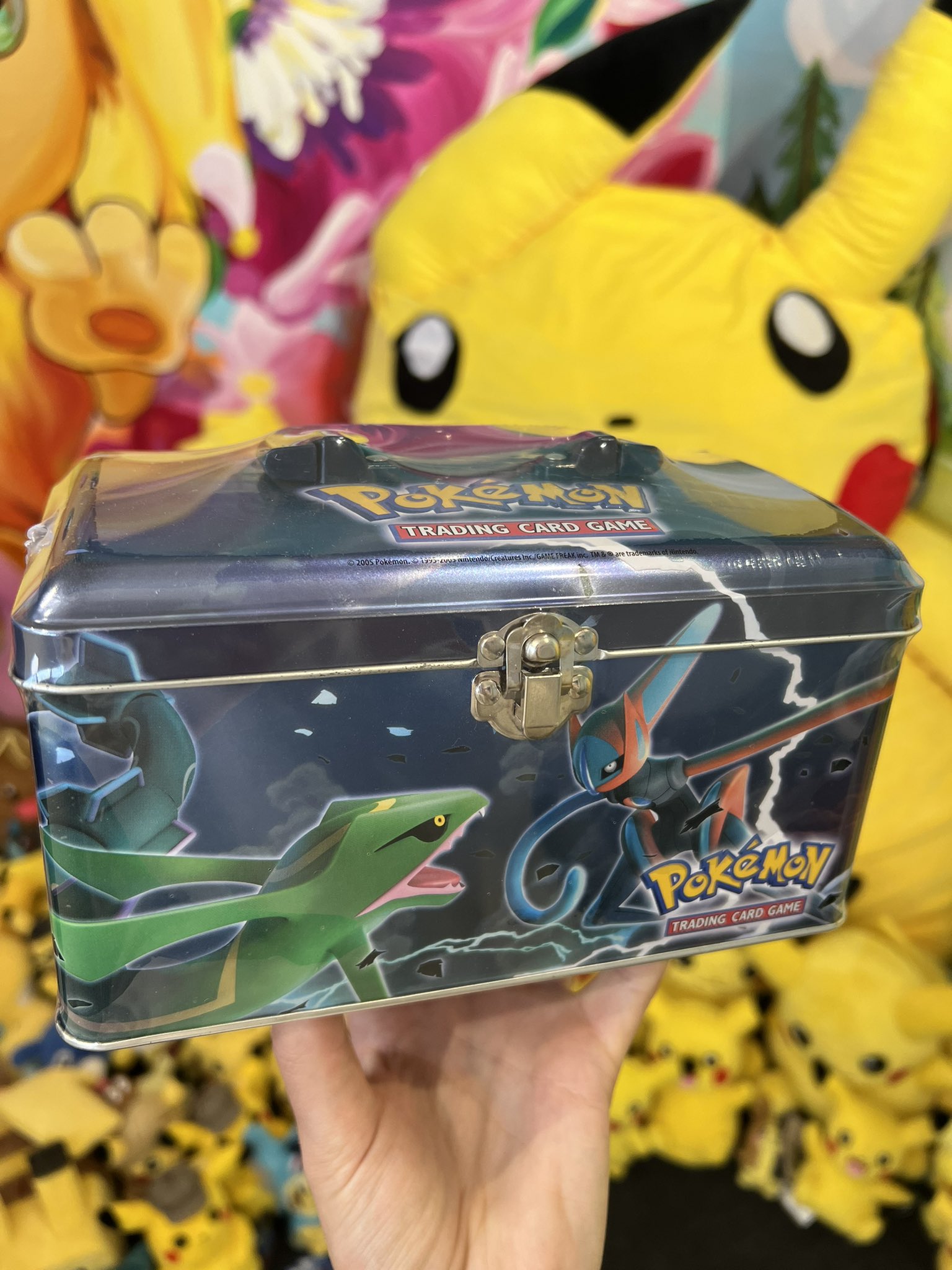 Ando 🍃 on X: The FIRST EVER Pokémon Card Carry Tin made in 2005 🥵 MUST.  NOT. OPPPEENNN  / X