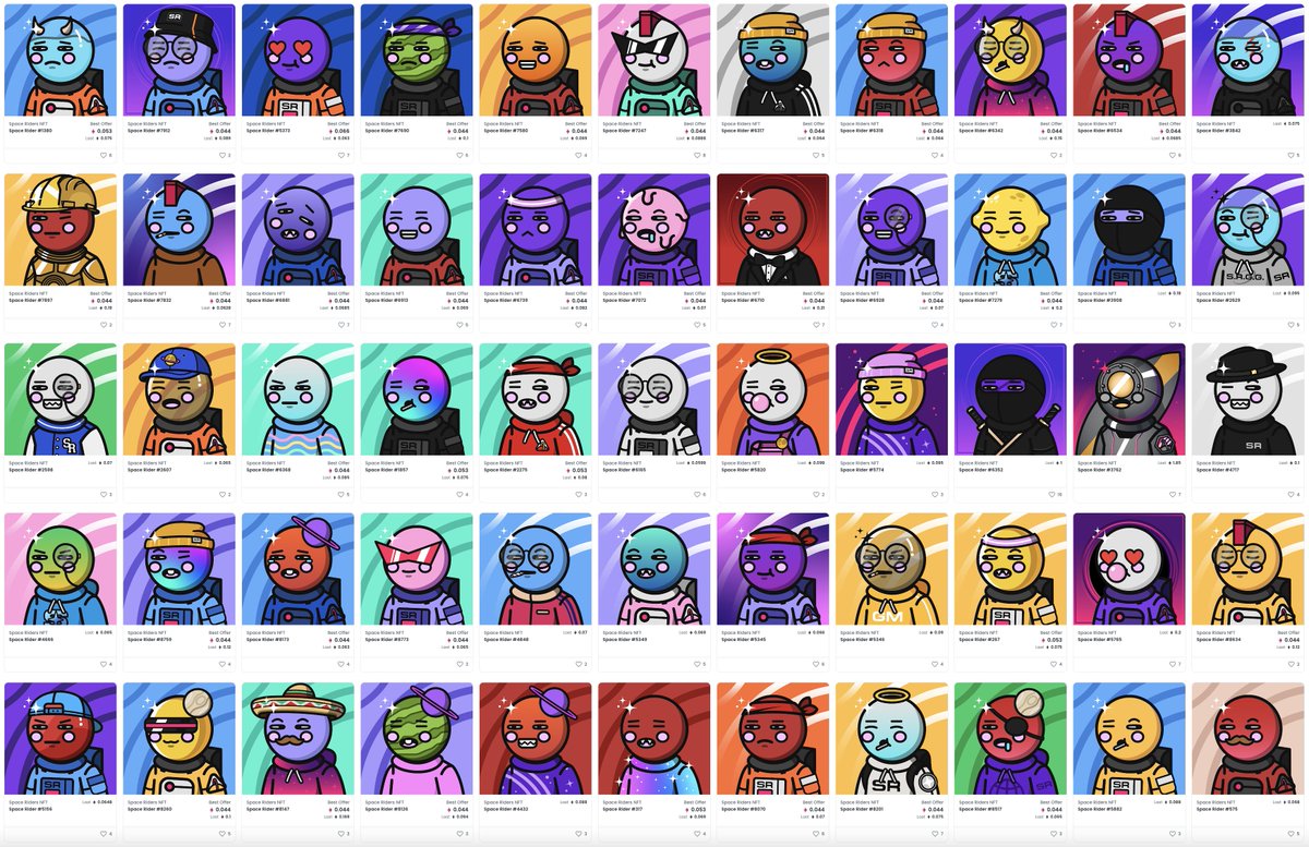 Why I dropped 10ETH on 60+ <a href="/SpaceRiders_NFT/">Space Riders</a>. A thread...