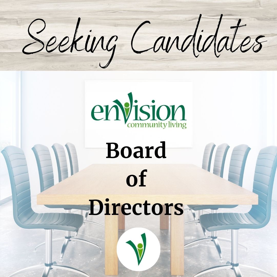 enVisioncl's tweet photo. Are you passionate about promoting inclusive communities? enVision your place at our board table. enVision is currently seeking candidates to fill volunteer Board of Director positions. Visit the following link for more details: https://t.co/e4Sfm54rDV https://t.co/ZLnn0JQHt0
