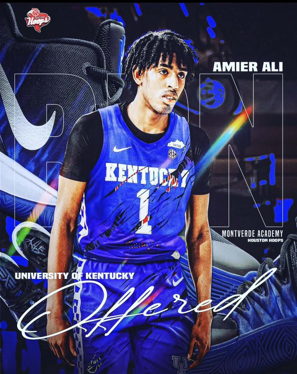 This is big time. May Allah protect him. Offer from Kentucky one of the top basketball programs in America. 🇸🇴