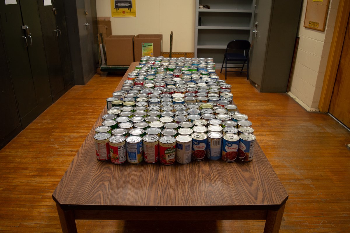 #Hoops4Hunger RECAP! 

Our Hoops 4 Hunger event raised 263 canned goods &amp; $86 all to be donated to St. Ann’s Soup Kitchen to help out the less fortunate around the Lafayette community! Absolutely amazing for being the first year of the event! <a href="/CaroleDehaven/">PhyEdrocks</a> <a href="/PurdueEIM/">Purdue EiM</a> <a href="/TimGavin1/">Tim Gavin</a>