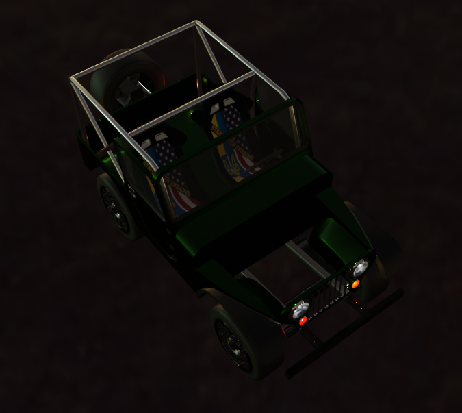 jeep cj5 (will be exported to bobux soon) #RobloxDev #Blender3d
