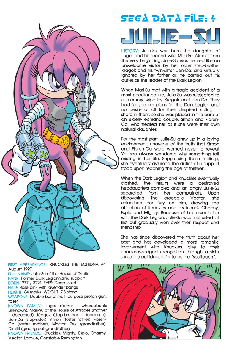 Julie-Su's Last Appearance, Archie Sonic Comics