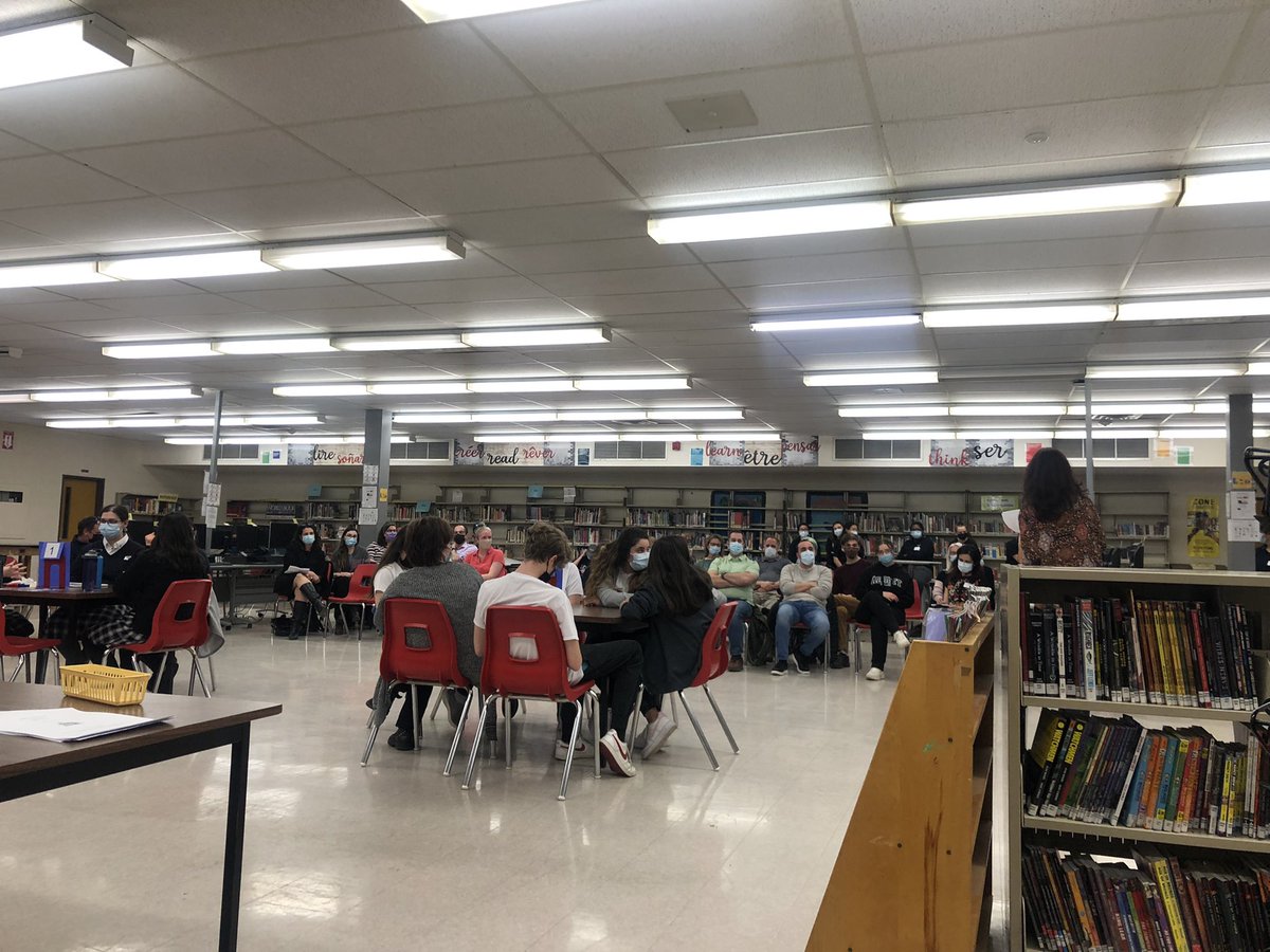 TiffClarkeLib's tweet photo. Gearing up for the start of the Ultimate Battle of The Books 2022! @BeaconsfieldHS @LBPSB @QAIStweets https://t.co/gcohP1MkxO