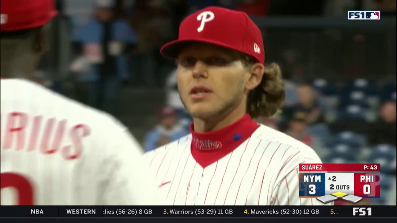 FOX Sports: MLB on X: Phillies fans gave Alec Bohm an ovation after making  a routine play at third 😅 He made two errors right before this play.   / X