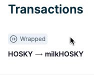 We have been unable to rug our community like they have asked for.

Thanks to <a href="/Milkomeda_com/">Milkomeda (there is no token)</a> $HOSKY can now be moved over to their L2 and interact with EVMs like <a href="/ethereum/">Ethereum</a>, we hope a hacker there can do what we couldn’t do ourselves. 

#cardano #ada $ada #hosky #eth
