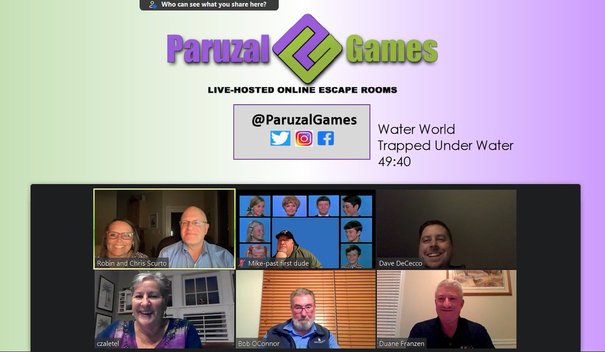 ParuzalGames's tweet photo. This wonderful team made it safely back to the surface!
#EscapeRoom
#EscapeGame
#FamilyFun
#TeamWorkFromHome
#PlayAtHome
#RemoteDateNight
#DifferentEntertainment
#ParuzalGames https://t.co/CQcEZKyK0I