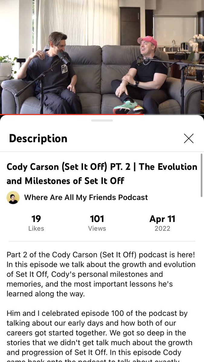 Freaky__Feline's tweet photo. Watch this podcast now. Both @CodySIO and @andrew_ftw covered great topics, some funny, some heavy. Absolutely amazing, and you can’t change my mind, but Cody deserves all the happiness in the world 😌 https://t.co/kqHUCmt17Z