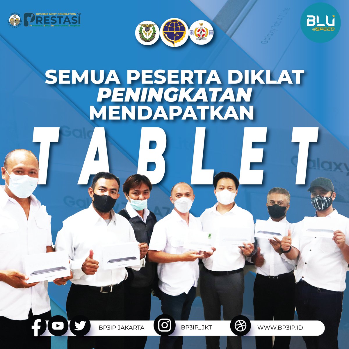 BP3IPJakarta's tweet photo. #Sobatpelaut #pelaut #pasis
KULIAH DAPAT TABLET GRATIS !!!!
Dimana lagi kalau bukan di BP3IP JAKARTA !
Program ini berlaku untuk semua peserta diklat DP I - DP V Peningkatan di BP3IP lhoh...
tunggu apalagi guyss, Segera mendaftar di https://t.co/mS7ptMAiYP !!!
Let's Go ! https://t.co/L6GAyFtpyo